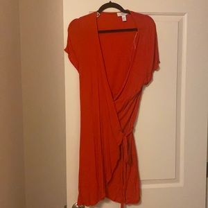 Red Wrap Dress